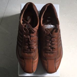 Steve Madden Tan Leather SLAMMIR Sneaker Size 11